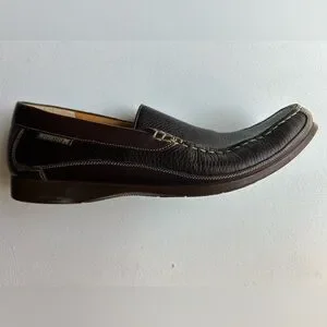 Mephisto Loafers Brown Leather Slip-On Shoes Cool-Air Stitch Portugal Size 12 MEPHISTO Air-Jet US Slip-on Loafers - Shock Absorber - Brown  main image 4